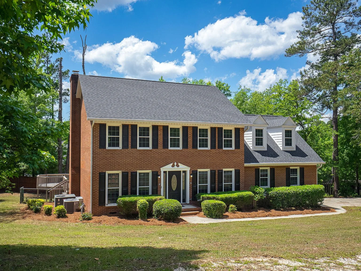 Renovated two-story brick colonial home in Aiken, SC