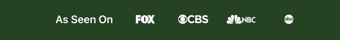As seen on FOX, CBS, NBC and ABC