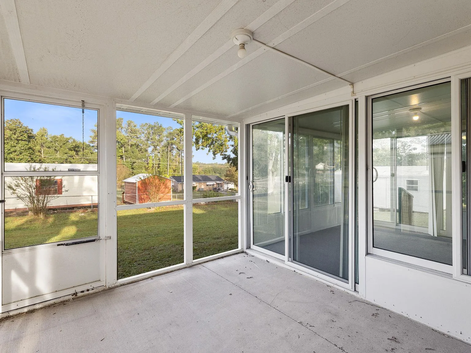 Renovated sunroom in an Augusta, GA ranch home