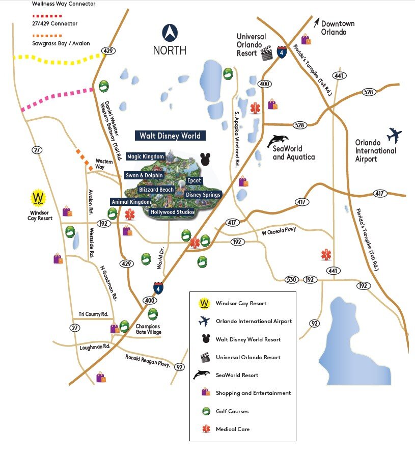 Windsor Cay Map