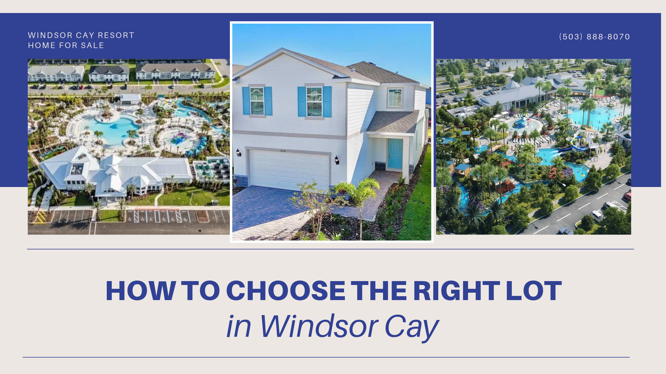 How to Choose the Right Lot in Windsor Cay