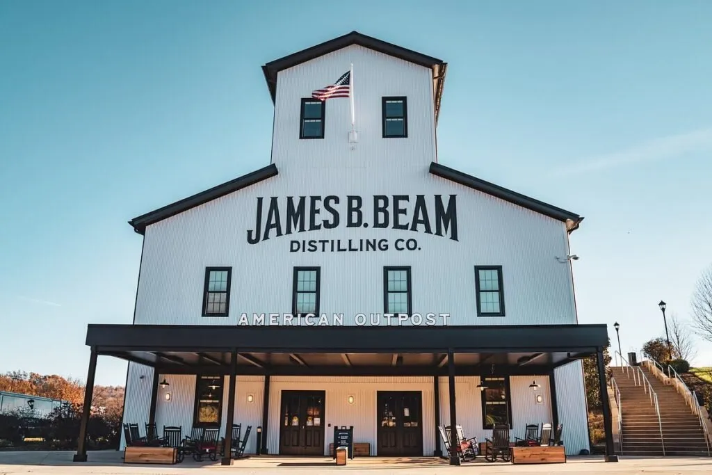 James Beam distillery on the Kentucky Bourbon Trail near Bardstown