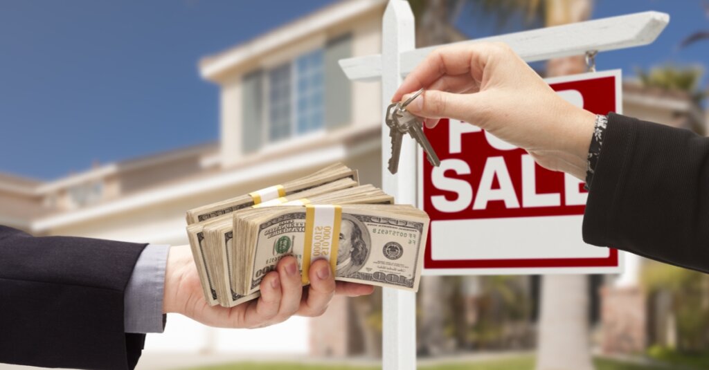 Selling their property for cash or listing it with a local real estate agent