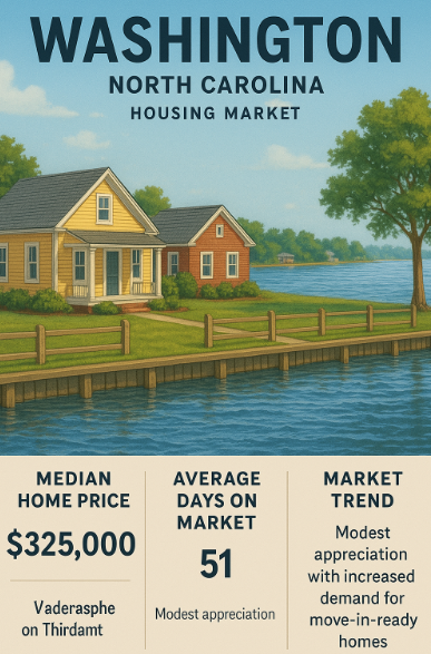 housing market in washington NC