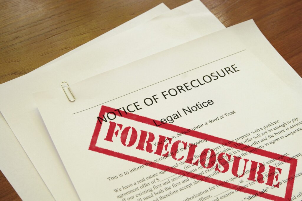 foreclosure notice Charlotte NC