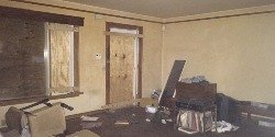 House interior that needs cleaning