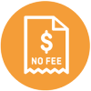no fees or commission