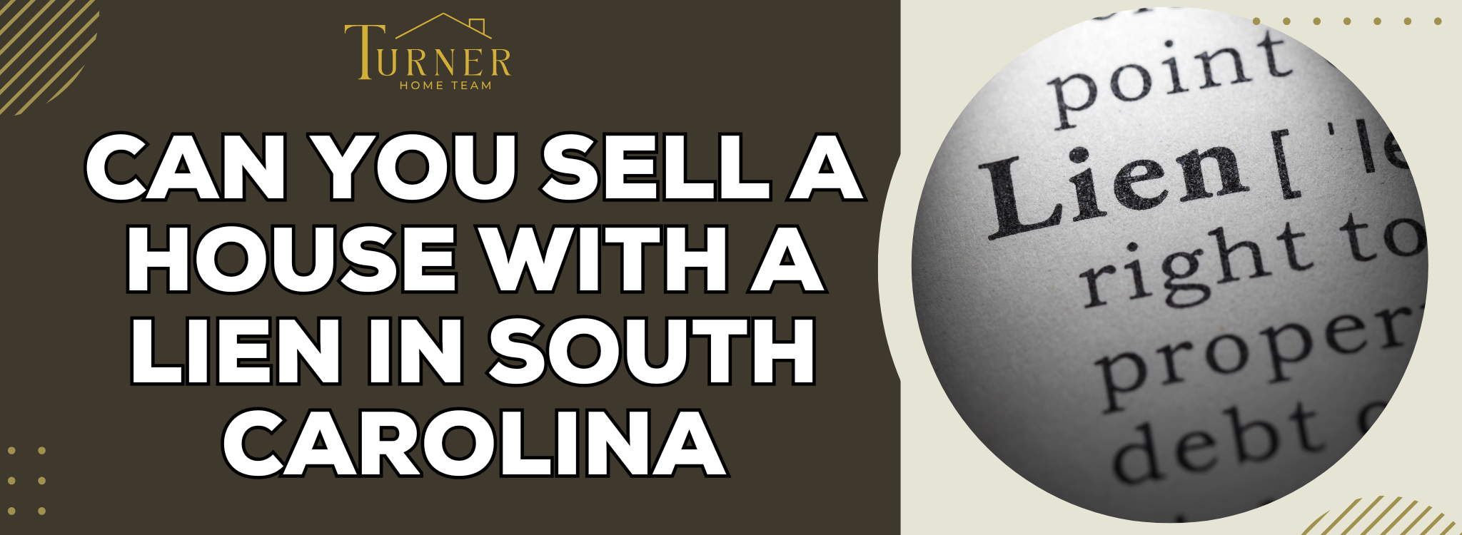 Selling a House With a Lien. In South Carolina