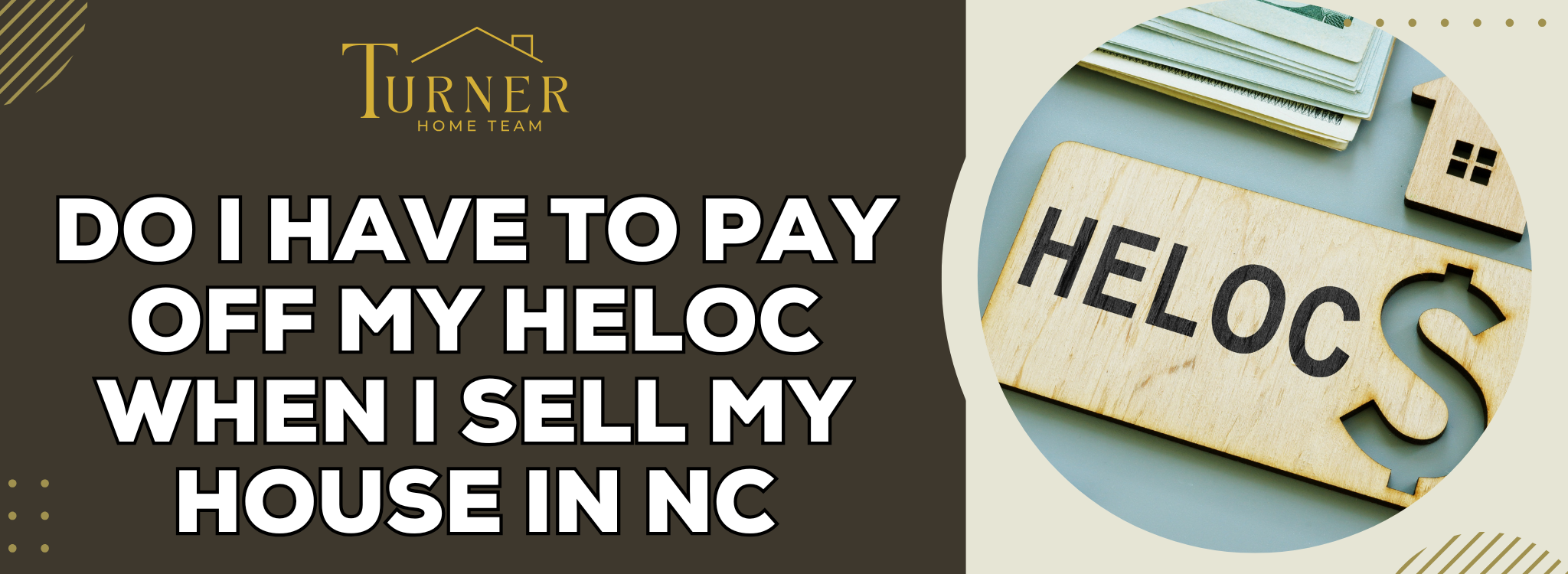 Does my HELOC need to be paid off when I sell my house in North Carolina