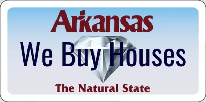 Arkansas license plate.