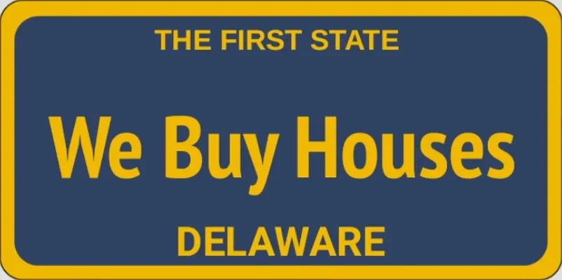 Delaware license plate.