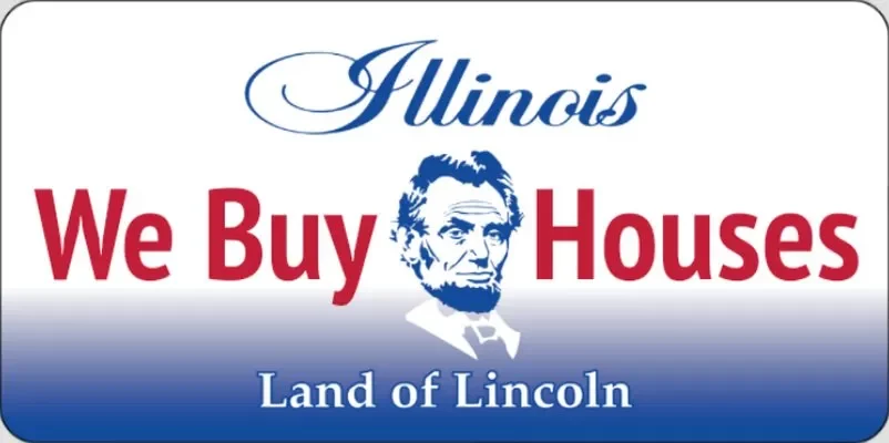 Illinois license plate.