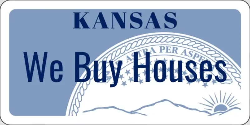 Kansas license plate.