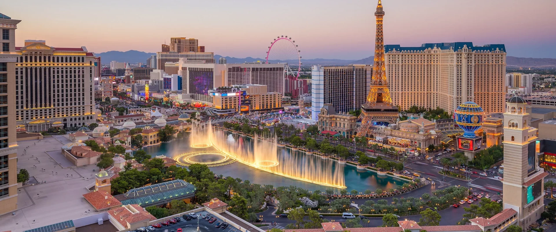 Skyline view of Las Vegas
