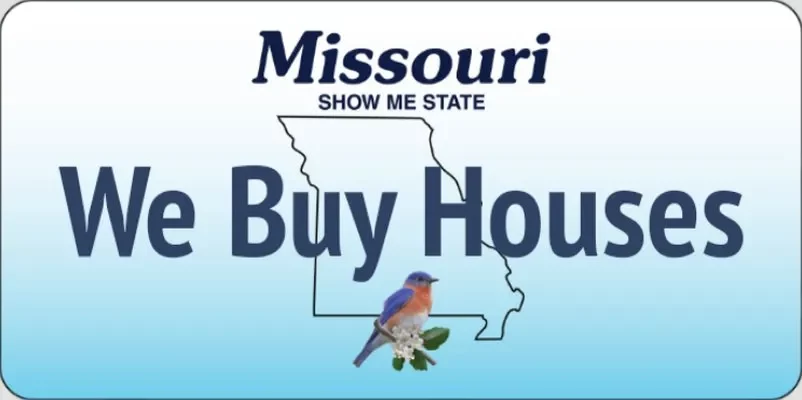 Missouri license plate.