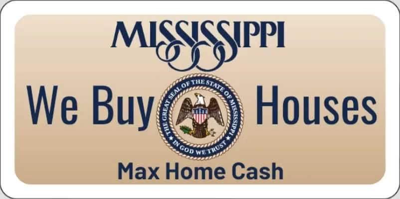 Mississippi license plate.