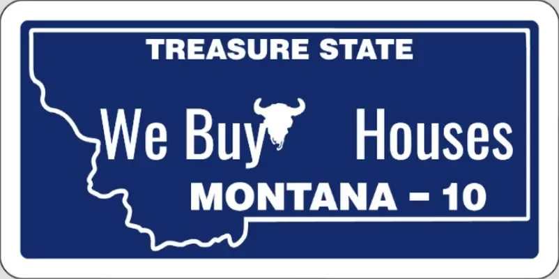 Montana license plate.