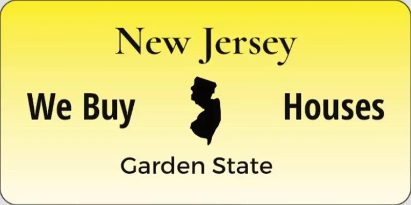 New Jersey license plate.