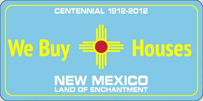 New Mexico license plate.
