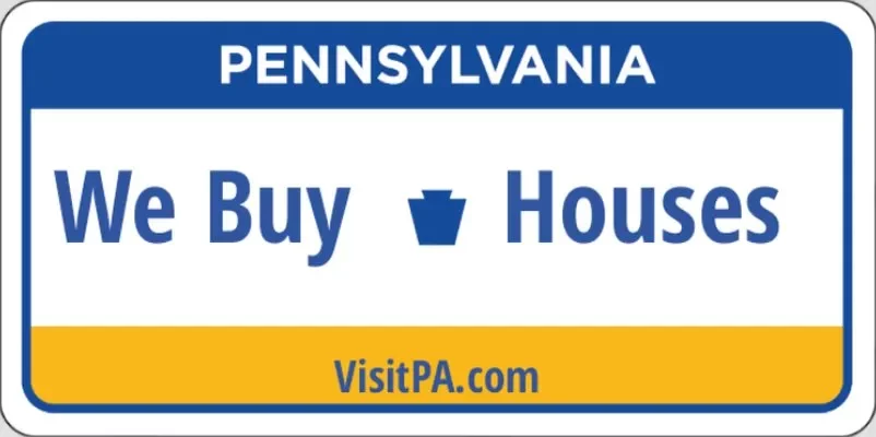 Pennsylvania license plate.