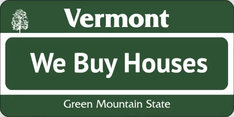 Vermont license plate.