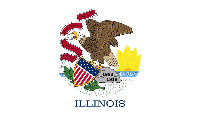 Illinois State flag.