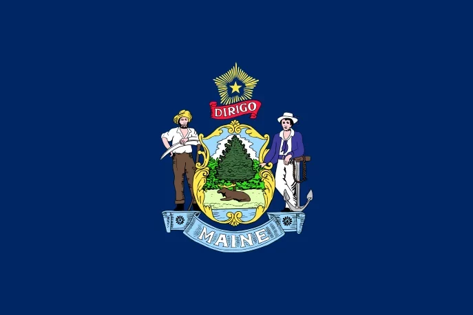 Maine State flag