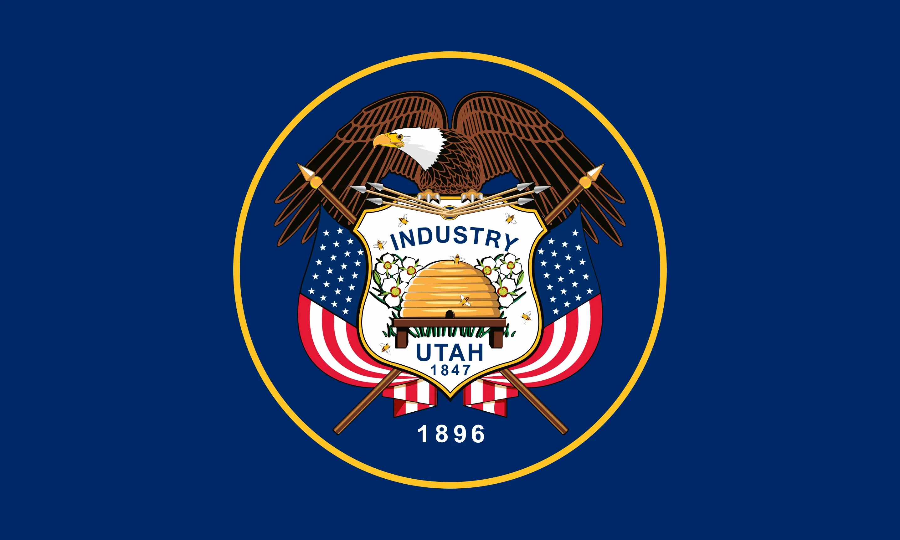 Utah State flag