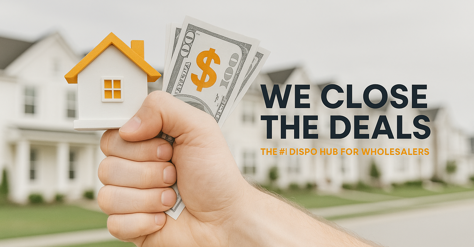 We Close The Deals Banner