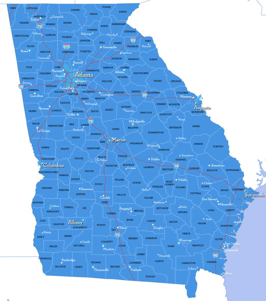 Counties in Georgia