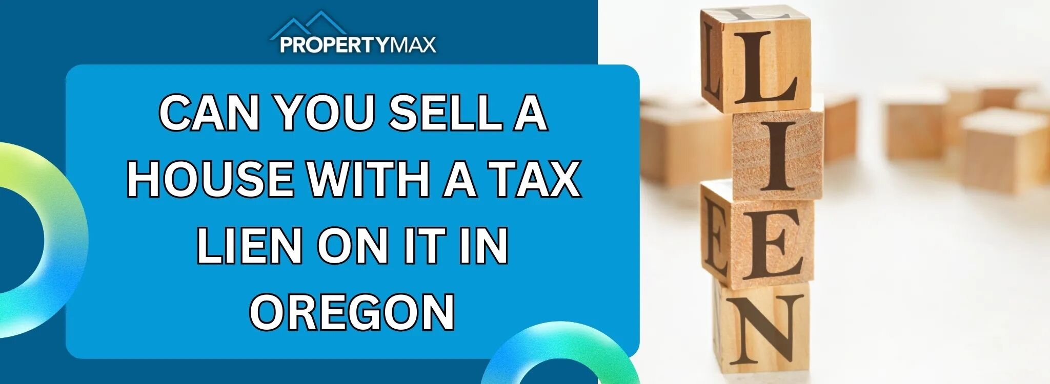 Is selling a houses with a tax lien allowed in Oregon