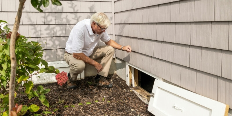 Selling a house with water in the crawl space Oregon