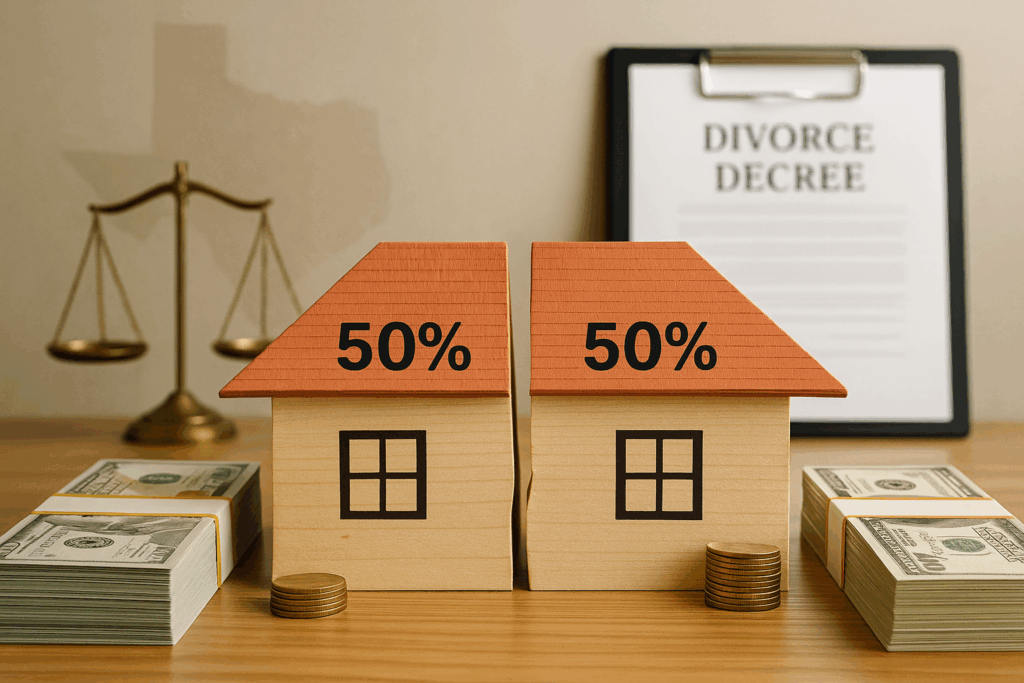 court order sale of house in divorce texas