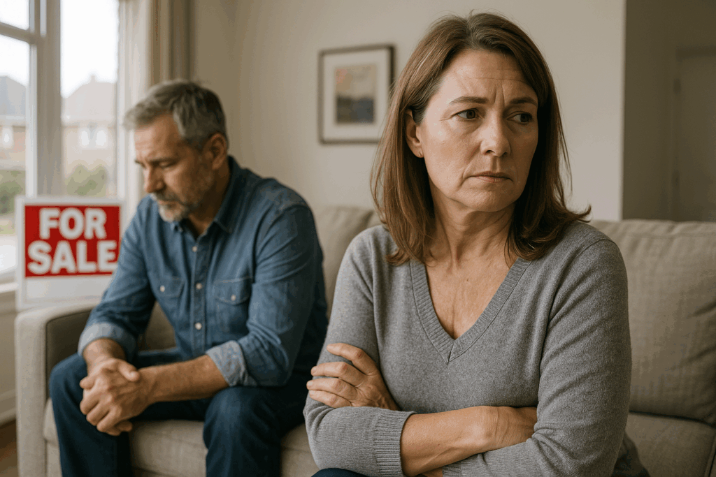 divorcing and selling house