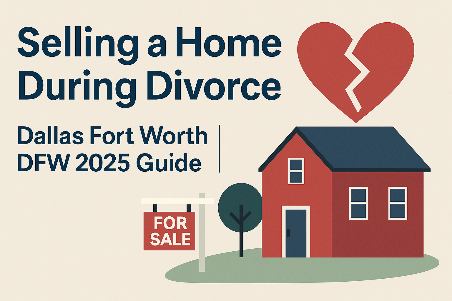 selling a house during divorce in texas