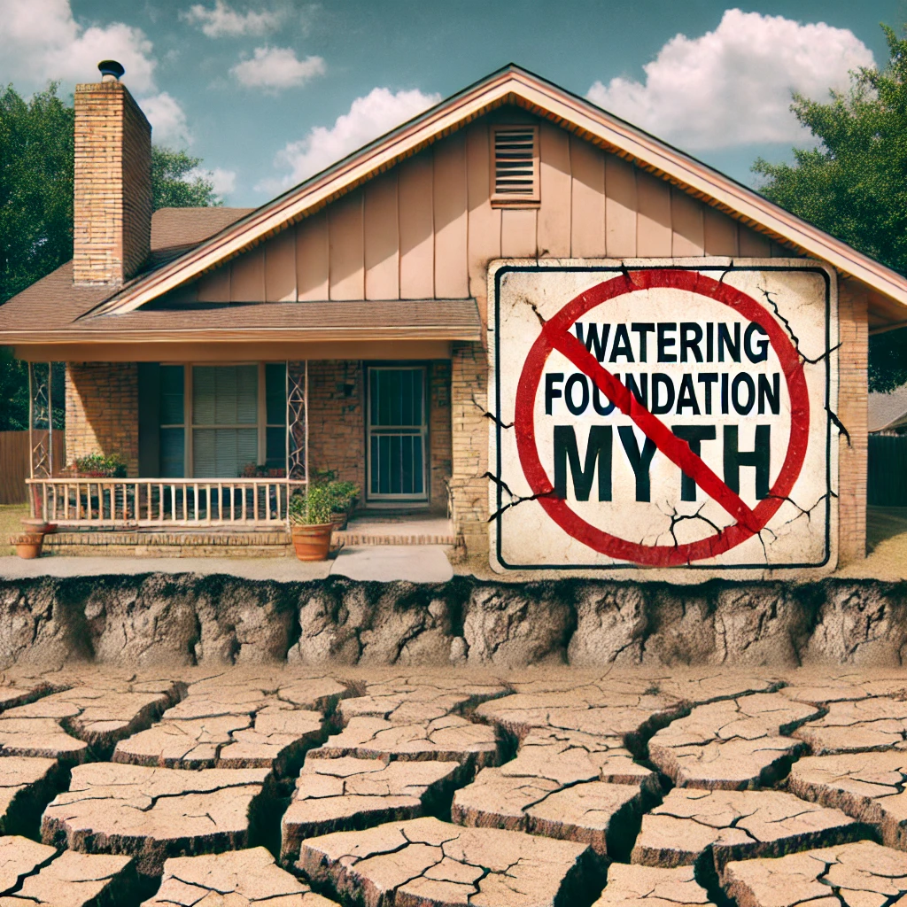 watering foundation myth in texas