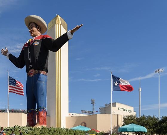 We buy houses inDFW with Big Tex at Texas State Fair