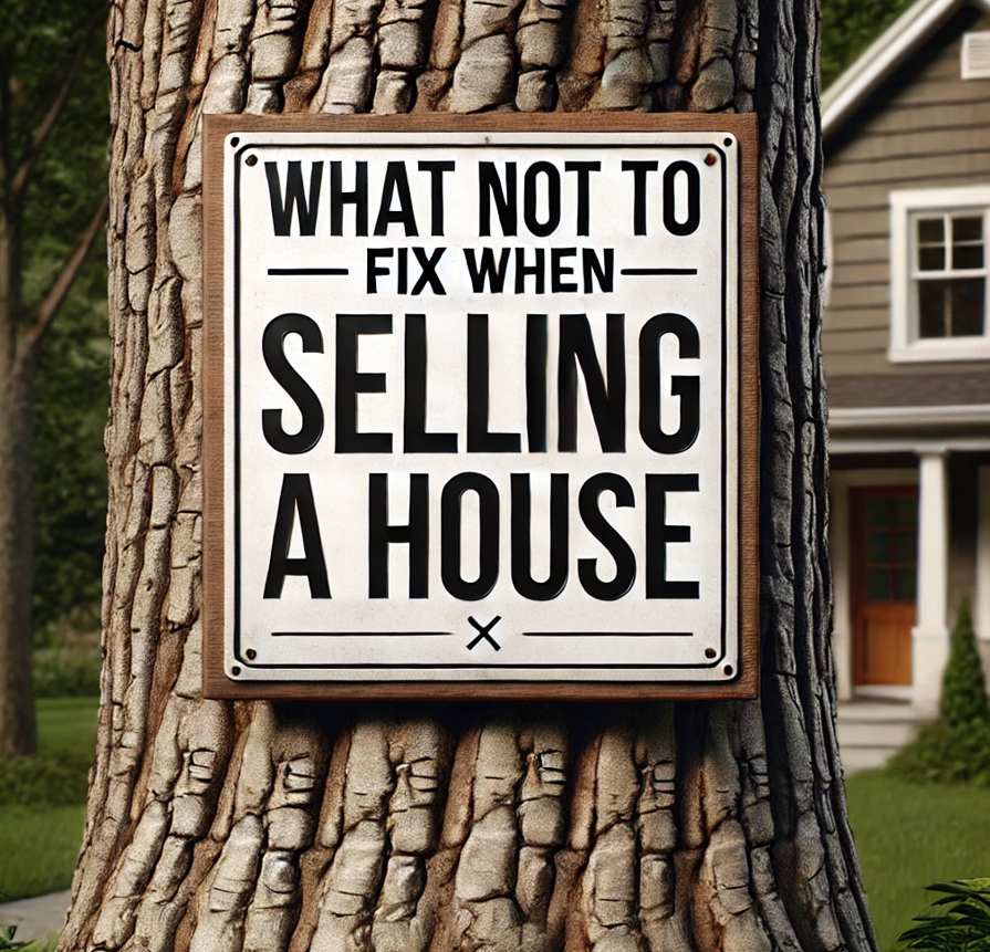 what not to fix when selling a house