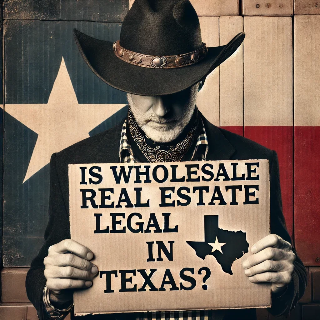 is wholesale real estate legal in texas