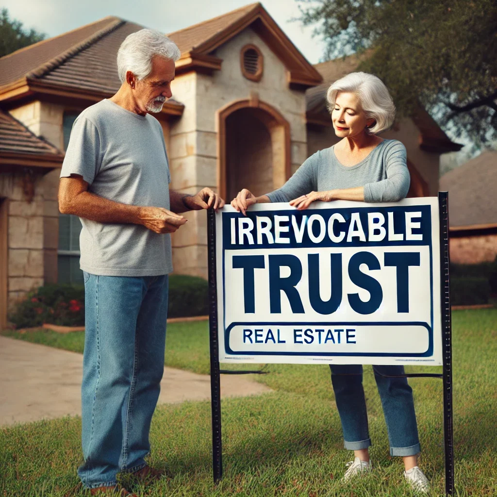 selling a house in an irrevocable trust before death