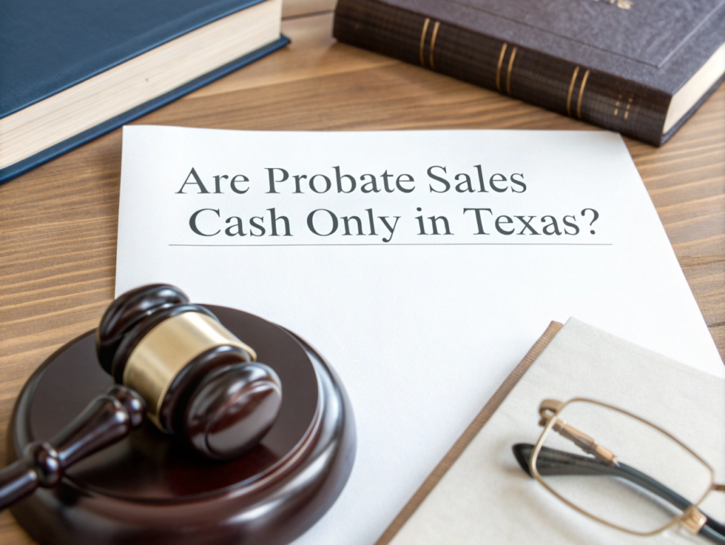 Are Probate Sales Cash Only
