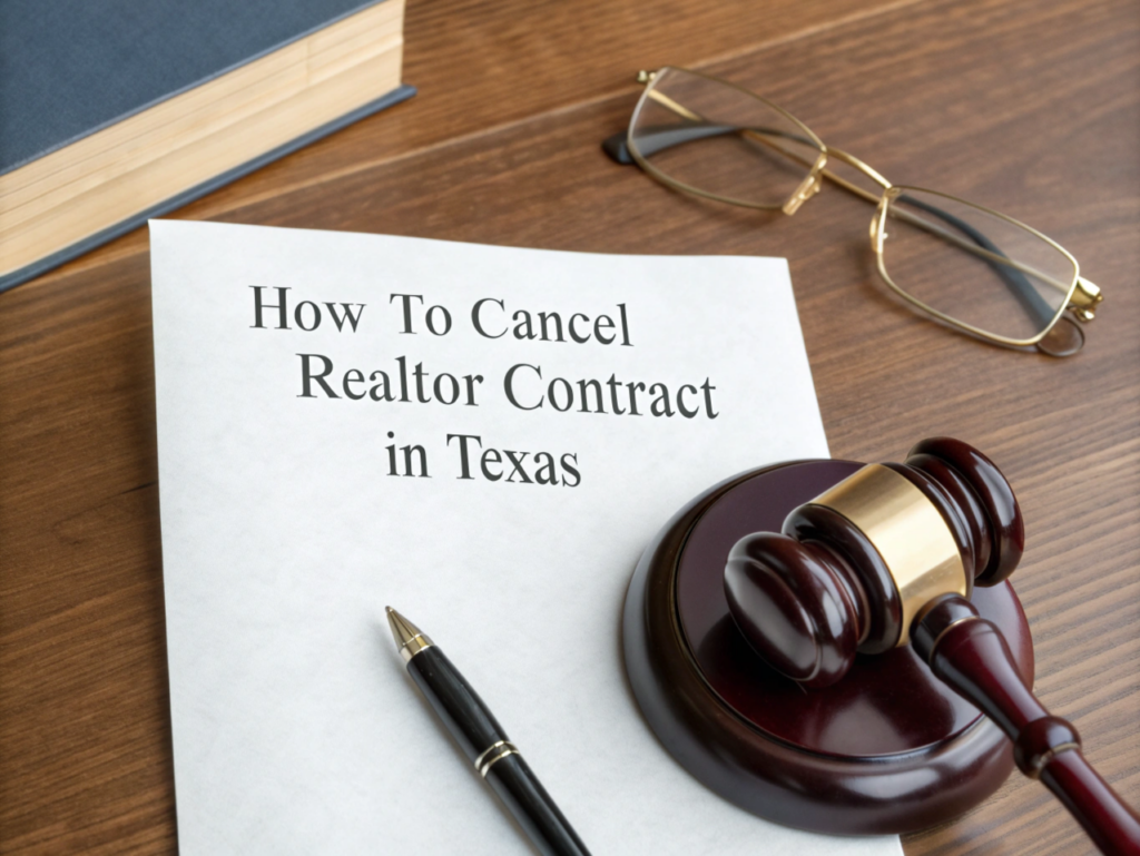 How to cancel realtor contract in texas