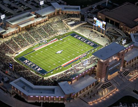 Eagle Stadium in Allen Texas