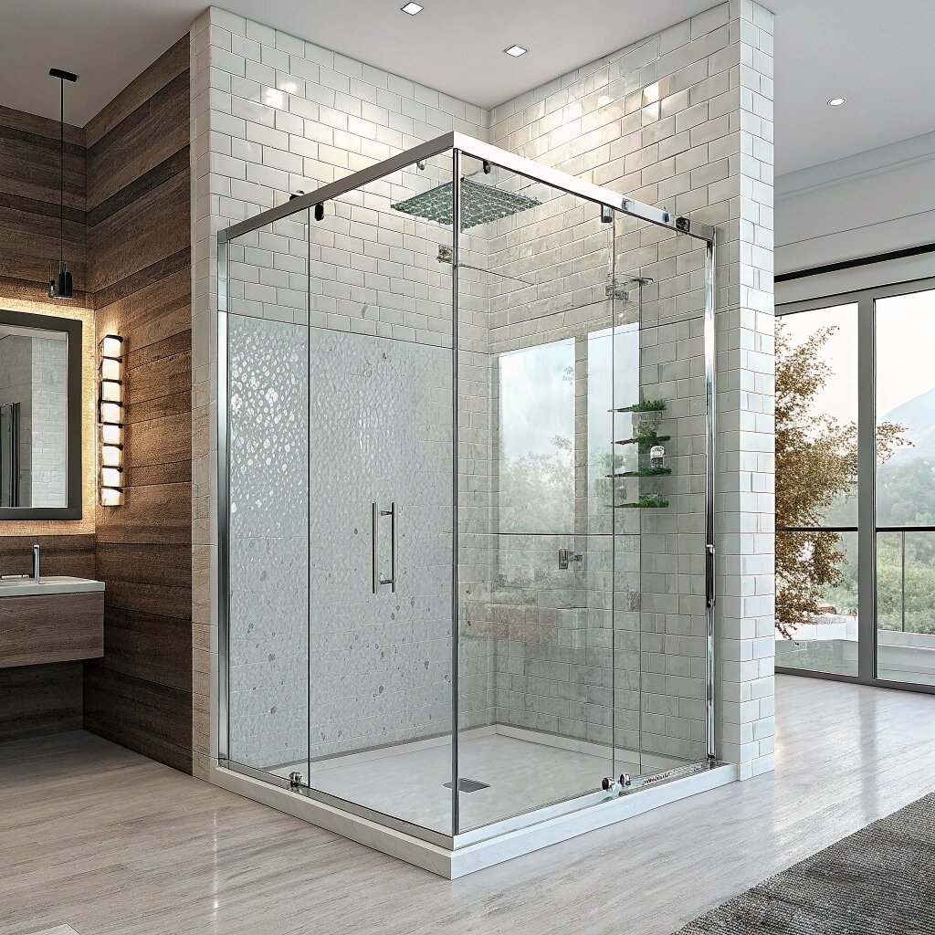 luxury shower remodel
