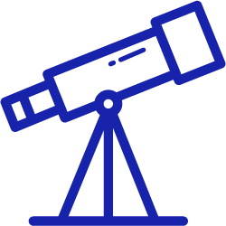 A telescope representing the vision of Sell My House Quick.