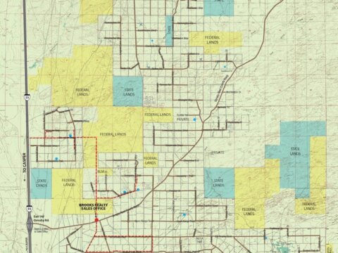 BB Brooks Ranch Plat Map