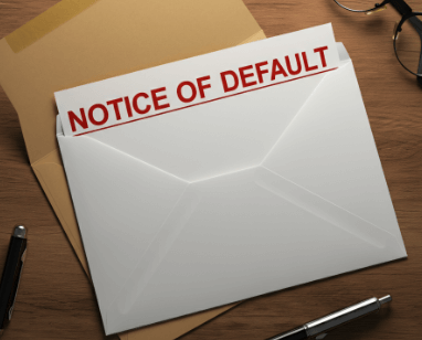 notice of default in real estate