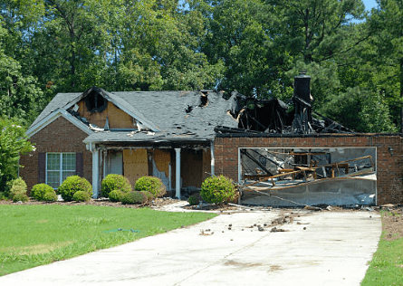 selling a fire damaged house