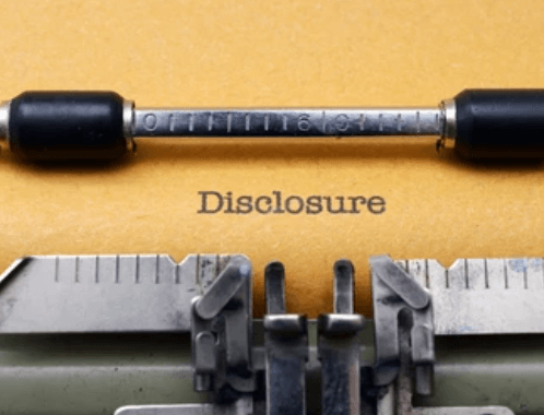 real estate disclosure when selling house