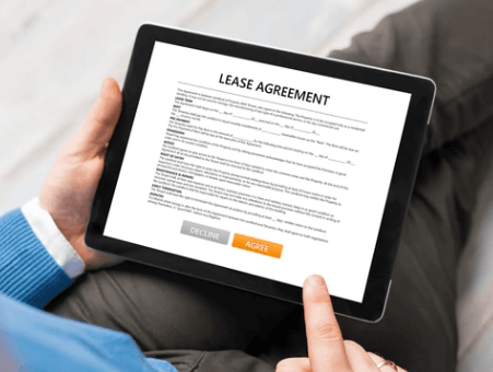 formal lease and reading it thoroughly